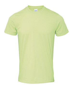 80 x Softstyle Tee Shirts by Gildan in Pistachio by Print Lab Deals — Custom branded clothing by Print Press, featuring premium embroidery produced in our specialist print lab in the UK.