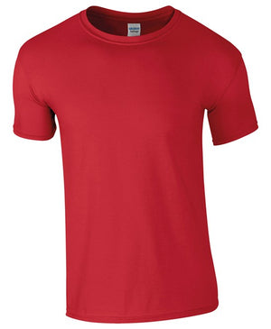 10 x Softstyle Tee Shirts by Gildan in Red by Print Lab Deals — Custom branded clothing by Print Press, featuring premium embroidery produced in our specialist print lab in the UK.
