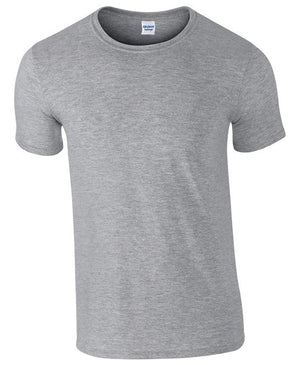 20 x Softstyle Tee Shirts by Gildan in RS Sports Grey by Print Lab Deals — Custom branded clothing by Print Press, featuring premium embroidery produced in our specialist print lab in the UK.