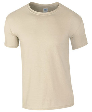 80 x Softstyle Tee Shirts by Gildan in Sand by Print Lab Deals — Custom branded clothing by Print Press, featuring premium embroidery produced in our specialist print lab in the UK.