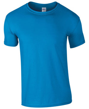10 x Softstyle Tee Shirts by Gildan in Sapphire by Print Lab Deals — Custom branded clothing by Print Press, featuring premium embroidery produced in our specialist print lab in the UK.