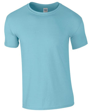 80 x Softstyle Tee Shirts by Gildan in Sky by Print Lab Deals — Custom branded clothing by Print Press, featuring premium embroidery produced in our specialist print lab in the UK.