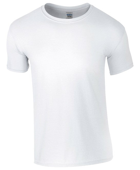 40 x Softstyle Tee Shirts by Gildan in White by Print Lab Deals — Custom branded clothing by Print Press, featuring premium embroidery produced in our specialist print lab in the UK.