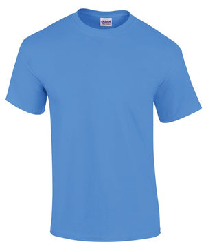 10 x Ultra Cotton Tee's by Gildan in Carolina Blue by Print Lab Deals — Custom branded clothing by Print Press, featuring premium embroidery produced in our specialist print lab in the UK.
