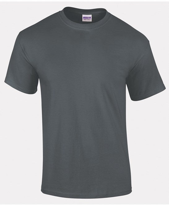 200 x Ultra Cotton Tee's by Gildan in Charcoal by Print Lab Deals — Custom branded clothing by Print Press, featuring premium embroidery produced in our specialist print lab in the UK.