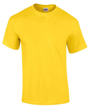 10 x Ultra Cotton Tee's by Gildan in Daisy by Print Lab Deals — Custom branded clothing by Print Press, featuring premium embroidery produced in our specialist print lab in the UK.