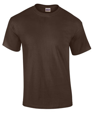 10 x Ultra Cotton Tee's by Gildan in Dark Chocolate by Print Lab Deals — Custom branded clothing by Print Press, featuring premium embroidery produced in our specialist print lab in the UK.