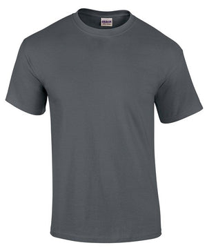 150 x Ultra Cotton Tee's by Gildan in Dark Heather by Print Lab Deals — Custom branded clothing by Print Press, featuring premium embroidery produced in our specialist print lab in the UK.