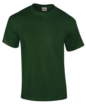10 x Ultra Cotton Tee's by Gildan in Forest Green by Print Lab Deals — Custom branded clothing by Print Press, featuring premium embroidery produced in our specialist print lab in the UK.
