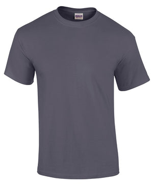 10 x Ultra Cotton Tee's by Gildan in Heather Navy by Print Lab Deals — Custom branded clothing by Print Press, featuring premium embroidery produced in our specialist print lab in the UK.