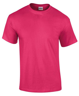 200 x Ultra Cotton Tee's by Gildan in Heliconia by Print Lab Deals — Custom branded clothing by Print Press, featuring premium embroidery produced in our specialist print lab in the UK.