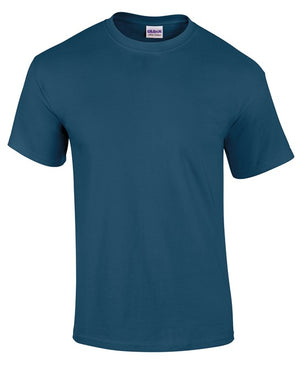 10 x Ultra Cotton Tee's by Gildan in Indigo Blue by Print Lab Deals — Custom branded clothing by Print Press, featuring premium embroidery produced in our specialist print lab in the UK.