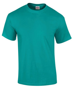 10 x Ultra Cotton Tee's by Gildan in Jade Dome by Print Lab Deals — Custom branded clothing by Print Press, featuring premium embroidery produced in our specialist print lab in the UK.