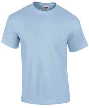 10 x Ultra Cotton Tee's by Gildan in Light Blue by Print Lab Deals — Custom branded clothing by Print Press, featuring premium embroidery produced in our specialist print lab in the UK.