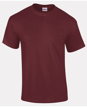 10 x Ultra Cotton Tee's by Gildan in Maroon by Print Lab Deals — Custom branded clothing by Print Press, featuring premium embroidery produced in our specialist print lab in the UK.