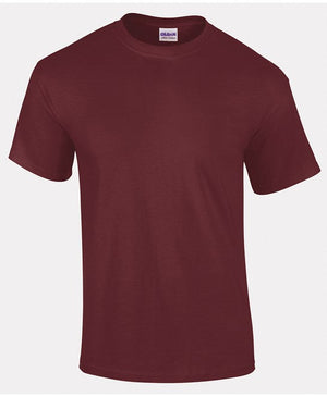 200 x Ultra Cotton Tee's by Gildan in Maroon by Print Lab Deals — Custom branded clothing by Print Press, featuring premium embroidery produced in our specialist print lab in the UK.