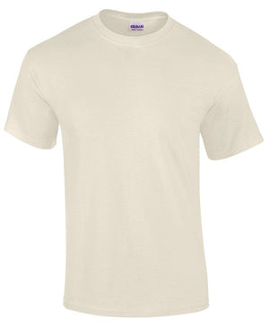 20 x Ultra Cotton Tee's by Gildan in Natural by Print Lab Deals — Custom branded clothing by Print Press, featuring premium embroidery produced in our specialist print lab in the UK.