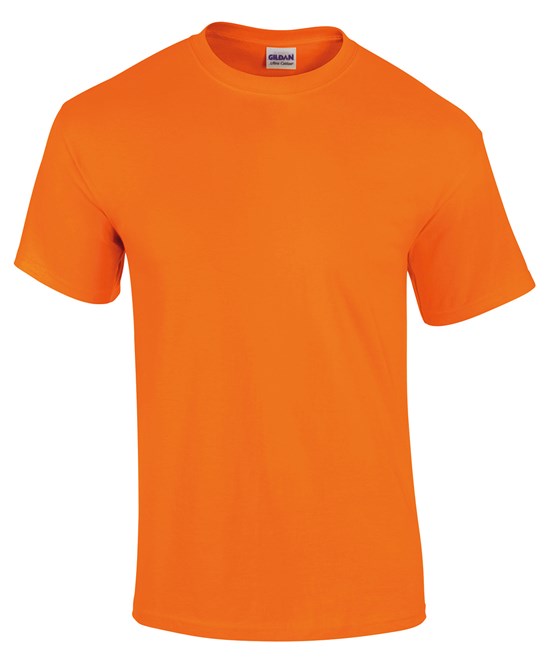 200 x Ultra Cotton Tee's by Gildan in Safety Orange by Print Lab Deals — Custom branded clothing by Print Press, featuring premium embroidery produced in our specialist print lab in the UK.