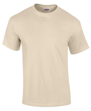 10 x Ultra Cotton Tee's by Gildan in Sand by Print Lab Deals — Custom branded clothing by Print Press, featuring premium embroidery produced in our specialist print lab in the UK.