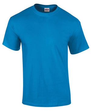 10 x Ultra Cotton Tee's by Gildan in Sapphire by Print Lab Deals — Custom branded clothing by Print Press, featuring premium embroidery produced in our specialist print lab in the UK.