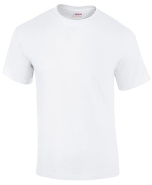 10 x Ultra Cotton Tee's by Gildan in White by Print Lab Deals — Custom branded clothing by Print Press, featuring premium embroidery produced in our specialist print lab in the UK.