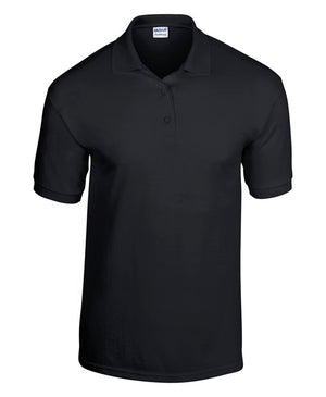 10 x Dryblend Sports Polos by Gildan in Black by Print Lab Deals — Custom branded clothing by Print Press, featuring premium embroidery produced in our specialist print lab in the UK.