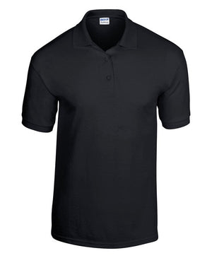 200 x Dryblend Sports Polos by Gildan in Black by Print Lab Deals — Custom branded clothing by Print Press, featuring premium embroidery produced in our specialist print lab in the UK.