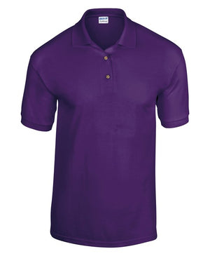 10 x Dryblend Sports Polos by Gildan in Purple by Print Lab Deals — Custom branded clothing by Print Press, featuring premium embroidery produced in our specialist print lab in the UK.