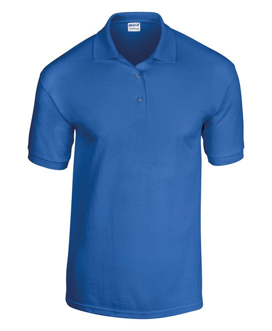 20 x Dryblend Sports Polos by Gildan in Royal by Print Lab Deals — Custom branded clothing by Print Press, featuring premium embroidery produced in our specialist print lab in the UK.