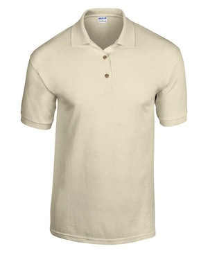 10 x Dryblend Sports Polos by Gildan in Sand by Print Lab Deals — Custom branded clothing by Print Press, featuring premium embroidery produced in our specialist print lab in the UK.