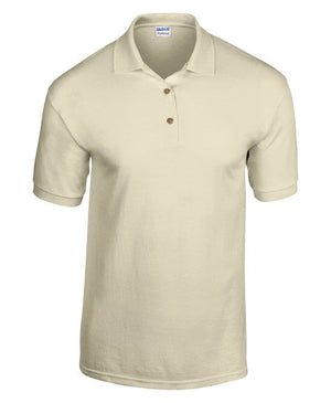 200 x Dryblend Sports Polos by Gildan in Sand by Print Lab Deals — Custom branded clothing by Print Press, featuring premium embroidery produced in our specialist print lab in the UK.