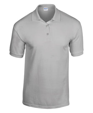 10 x Dryblend Sports Polos by Gildan in Sport Grey by Print Lab Deals — Custom branded clothing by Print Press, featuring premium embroidery produced in our specialist print lab in the UK.