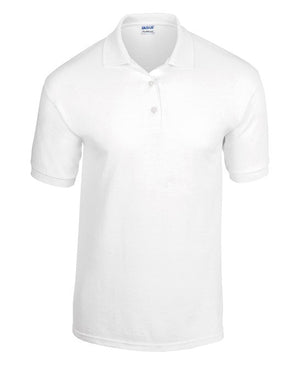 200 x Dryblend Sports Polos by Gildan in White by Print Lab Deals — Custom branded clothing by Print Press, featuring premium embroidery produced in our specialist print lab in the UK.