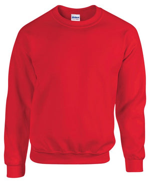 12 x Classic Sweaters by Gildan in Cherry Red by Print Lab Deals — Custom branded clothing by Print Press, featuring premium embroidery produced in our specialist print lab in the UK.