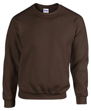 12 x Classic Sweaters by Gildan in Dark Chocolate by Print Lab Deals — Custom branded clothing by Print Press, featuring premium embroidery produced in our specialist print lab in the UK.