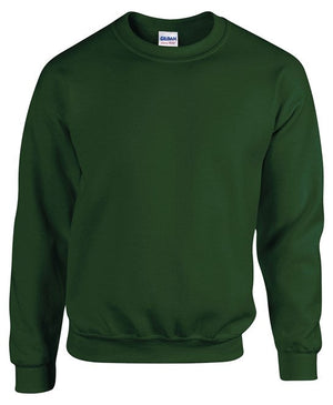 12 x Classic Sweaters by Gildan in Forest Green by Print Lab Deals — Custom branded clothing by Print Press, featuring premium embroidery produced in our specialist print lab in the UK.