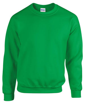12 x Classic Sweaters by Gildan in Irish Green by Print Lab Deals — Custom branded clothing by Print Press, featuring premium embroidery produced in our specialist print lab in the UK.