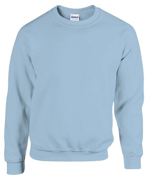 12 x Classic Sweaters by Gildan in Light Blue by Print Lab Deals — Custom branded clothing by Print Press, featuring premium embroidery produced in our specialist print lab in the UK.