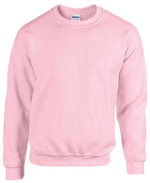 12 x Classic Sweaters by Gildan in Light Pink by Print Lab Deals — Custom branded clothing by Print Press, featuring premium embroidery produced in our specialist print lab in the UK.