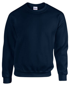 12 x Classic Sweaters by Gildan in Navy by Print Lab Deals — Custom branded clothing by Print Press, featuring premium embroidery produced in our specialist print lab in the UK.