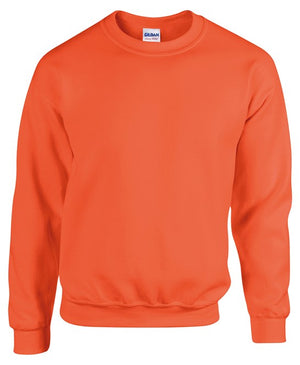 12 x Classic Sweaters by Gildan in Orange by Print Lab Deals — Custom branded clothing by Print Press, featuring premium embroidery produced in our specialist print lab in the UK.