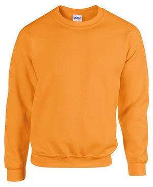 12 x Classic Sweaters by Gildan in Safety Orange by Print Lab Deals — Custom branded clothing by Print Press, featuring premium embroidery produced in our specialist print lab in the UK.