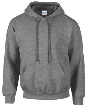 6 x Classic Hoodies by Gildan in Graphite Heather by Print Lab Deals — Custom branded clothing by Print Press, featuring premium embroidery produced in our specialist print lab in the UK.