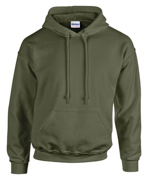 6 x Classic Hoodies by Gildan in Military Green by Print Lab Deals — Custom branded clothing by Print Press, featuring premium embroidery produced in our specialist print lab in the UK.