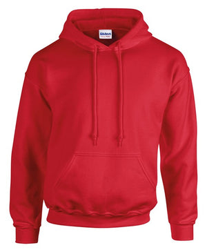 6 x Classic Hoodies by Gildan in Red by Print Lab Deals — Custom branded clothing by Print Press, featuring premium embroidery produced in our specialist print lab in the UK.