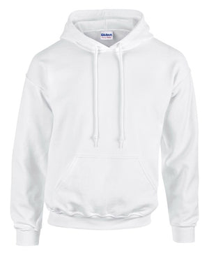 6 x Classic Hoodies by Gildan in White by Print Lab Deals — Custom branded clothing by Print Press, featuring premium embroidery produced in our specialist print lab in the UK.