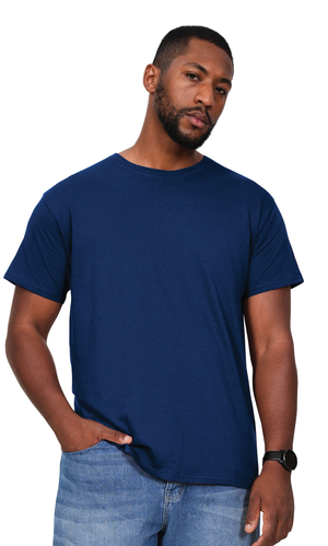 10 x Promo Tees by Casual Classics in Navy by Print Lab Deals — Custom branded clothing by Print Press, featuring premium embroidery produced in our specialist print lab in the UK.