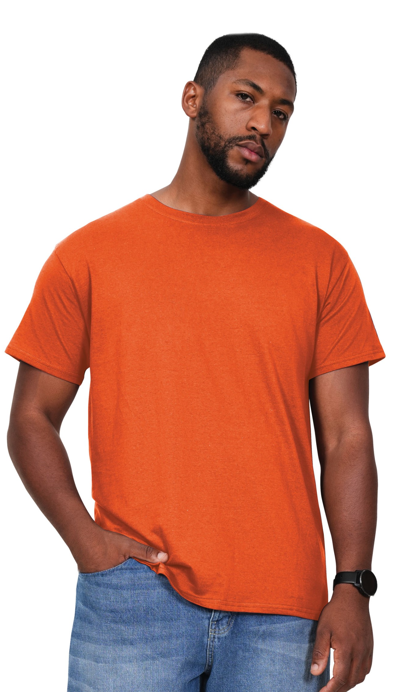 40 x Promo Tees by Casual Classics in Orange by Print Lab Deals — Custom branded clothing by Print Press, featuring premium embroidery produced in our specialist print lab in the UK.