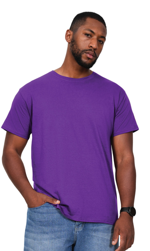 10 x Promo Tees by Casual Classics in Purple by Print Lab Deals — Custom branded clothing by Print Press, featuring premium embroidery produced in our specialist print lab in the UK.