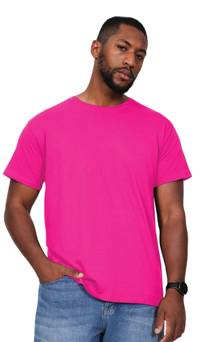 10 x Promo Tees by Casual Classics in Heliconia by Print Lab Deals — Custom branded clothing by Print Press, featuring premium embroidery produced in our specialist print lab in the UK.